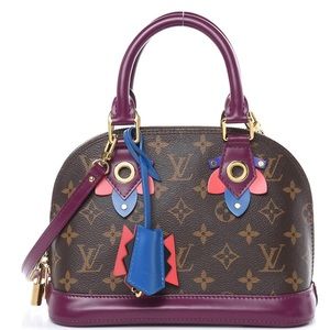 Authentic LV Monogram Totem Alma BB Magenta